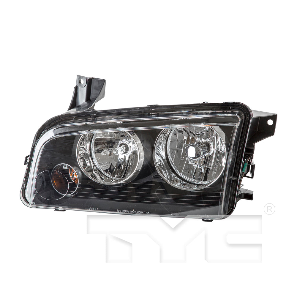 Halogen Headlight Front Lamp for 07-10 Dodge Charger Left Driver Side