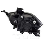 Halogen Headlight Lamp for 13-15 Dodge Dart Black (w/o Logo) Passenger CAPA