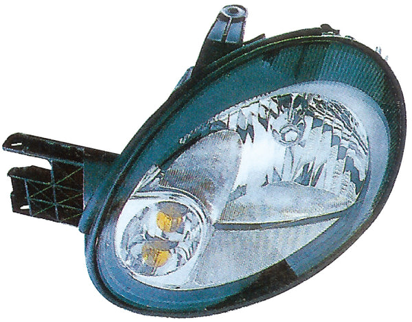 Headlight Front Lamp for 03-03 Dodge Neon (Black Housing) Driver Left