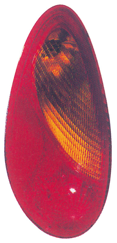 Tail Light Rear Back Lamp for 01-05 Chrysler  PT Cruiser (Red/Amber) Driver Left
