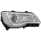 Halogen Headlight Front Lamp for 15-17 Chrysler 300 (Chrome) Passenger Right