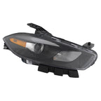 Halogen Headlight Front Lamp for 13-14 Dodge Dart (Black) Passenger Right