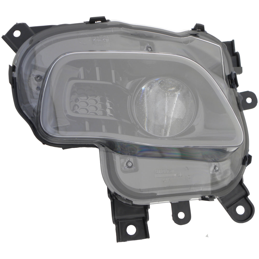 Halogen Headlight Front Lamp for 14-17 Jeep Cherokee (Black) Driver Left