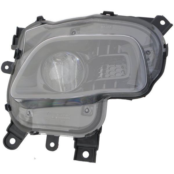 Halogen Headlight Front Lamp for 14-17 Jeep Cherokee (Black) Passenger Right