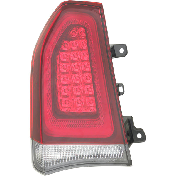 Tail Light Rear Back Lamp for 15-18 Chrysler 300 (Black) Driver Left