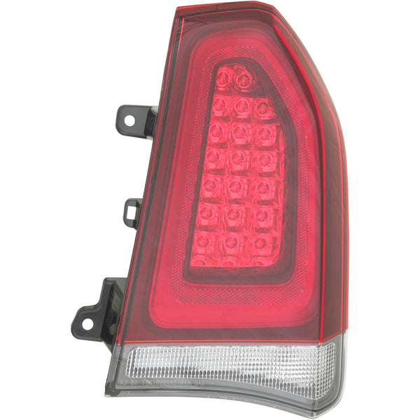 Tail Light Rear Back Lamp for 15-18 Chrysler 300 (Black) Passenger Right