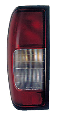 Tail Light Rear Back Lamp for 98-00 Nissan Frontier 2.4L (Red/Clear) Driver Left