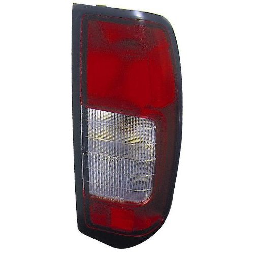 Tail Light Lamp for 98-00 Nissan Frontier 2.4L (Red/Clear) Passenger Right