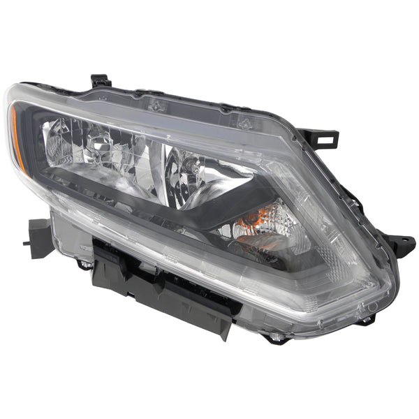 Halogen Headlight Front Lamp for 14-16 Nissan Rogue Passenger Right