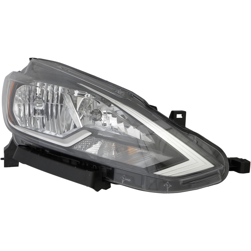 Halogen Headlight Front Lamp for 16-17 Nissan Sentra Sedan Passenger Right