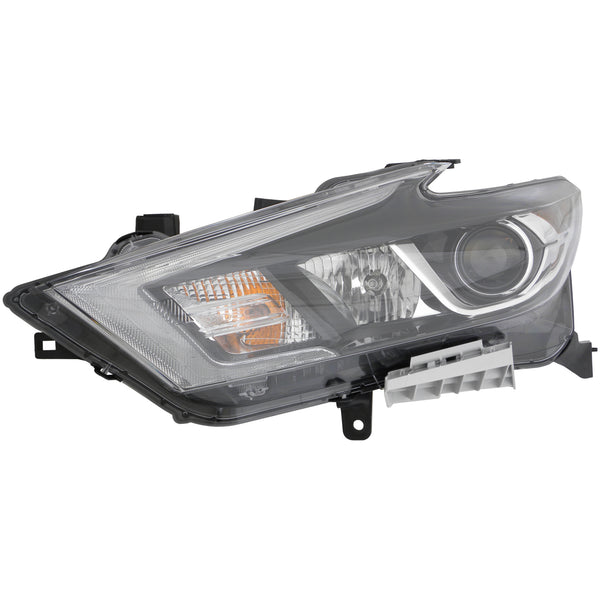 Halogen Headlight Front Lamp for 16-17 Nissan Maxima S/SV/SL Driver Left