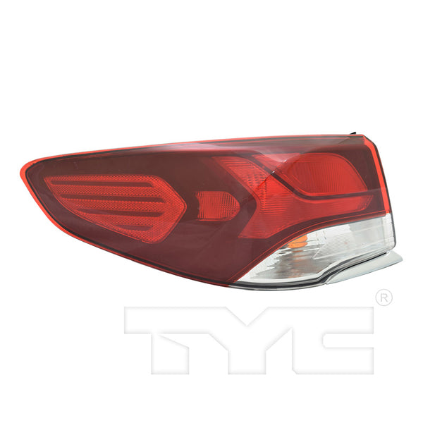 Halogen Outer Quarter Tail Light Lamp Left Driver for 18-19 Hyundai Sonata