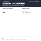 LED Tail Light for 03-06 Mercedes E-Class W211 Sedan (w/Appearance Pkg) Left