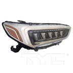 LED Headlight for 18-20 Acura TLX (w/o Logo) Chrome Right Passenger Side