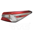 Outer Quarter Tail Light Right Passenger for 18-19 Toyota Camry SE (US Built)