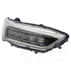 LED Headlight for 18-20 Acura TLX (w/o Logo) Chrome Right Passenger Side