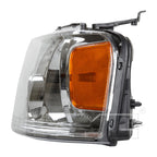 Headlight Lamp for 04-08 Ford F Series Pickup LD (w/Chrome) Left Driver