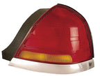 Tail Light for 98-02 Ford Crown Victoria (4 Bulb Red & Amber) Passenger Right