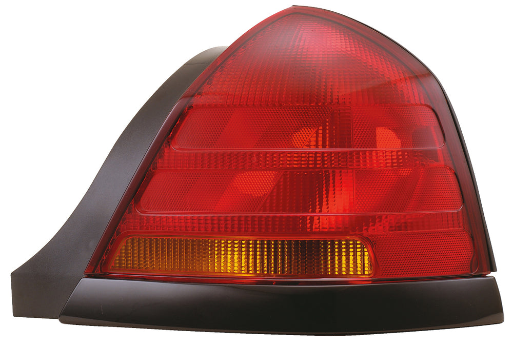 Tail Light Lamp for 01-03 Ford Crown Victoria (Red & Amber) Passenger Right