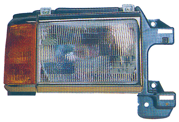 Headlight Front Lamp for 87-91 Ford Pickup/Bronco Passenger Right