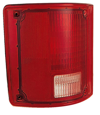 Tail Light Lens for 78-91 Chevy/GMC Blazer/Suburban (w/Chrome) Left Driver