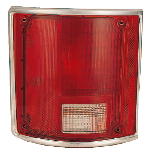 Tail Light Lens for 78-91 Chevy/GMC Blazer/Suburban (w/Chrome) Left Driver