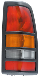 Tail Light for 99-02 Chevy Silverado/GMC Pickup 3500 Black Rim Passenger Right