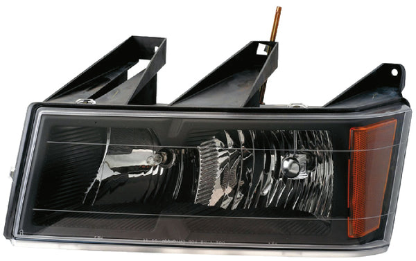 Headlight for 04-12 Chevy Colorado/GMC Canyon Black Housing Driver Left CAPA