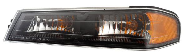 Corner Signal Light for 04-12 Chevy/GMC Colorado/Canyon (Black) Driver Left