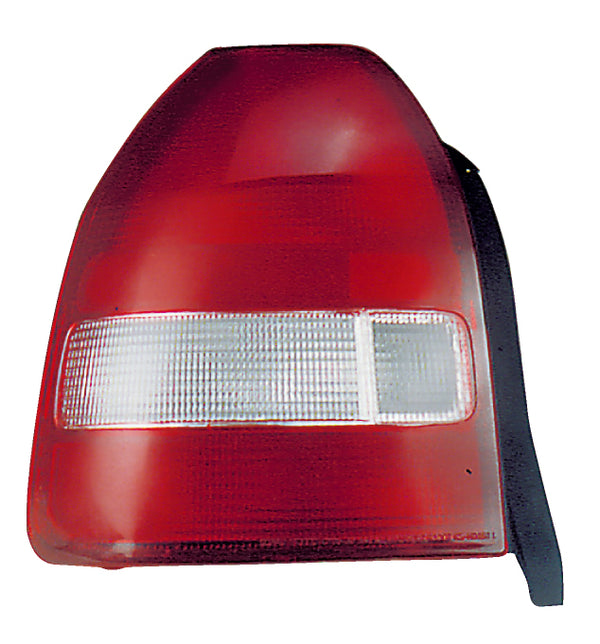 Tail Light Lamp for 99-00 Honda Civic Hatchback (Red/Clear) Driver Left