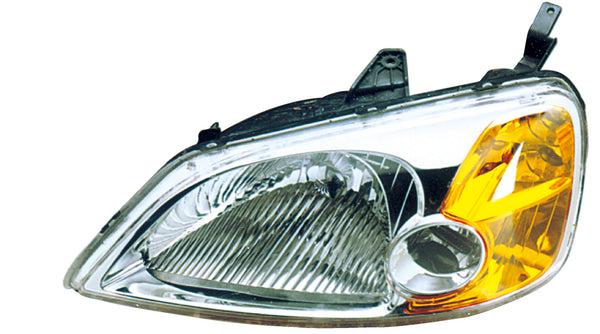 Headlight Front Lamp for 01-03 Honda Civic/03 Hybrid Driver Left
