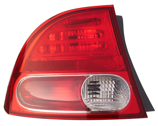 Tail Light Rear Back Lamp for 06-08 Honda Civic Sedan/Hybrid Driver Left