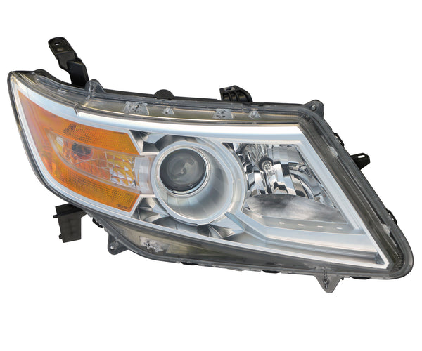 Halogen Headlight Front Lamp for 11-16 Honda Odyssey Passenger Right