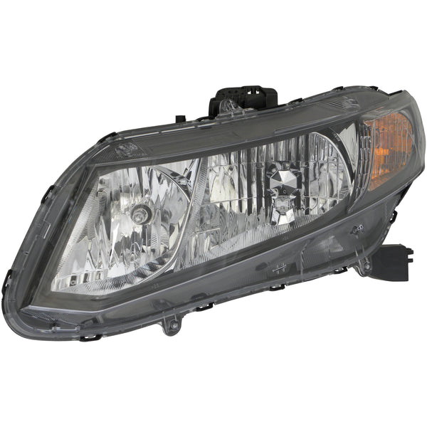 Headlight Front Lamp for 13-15 Honda Civic Coupe/Sedan Driver Left