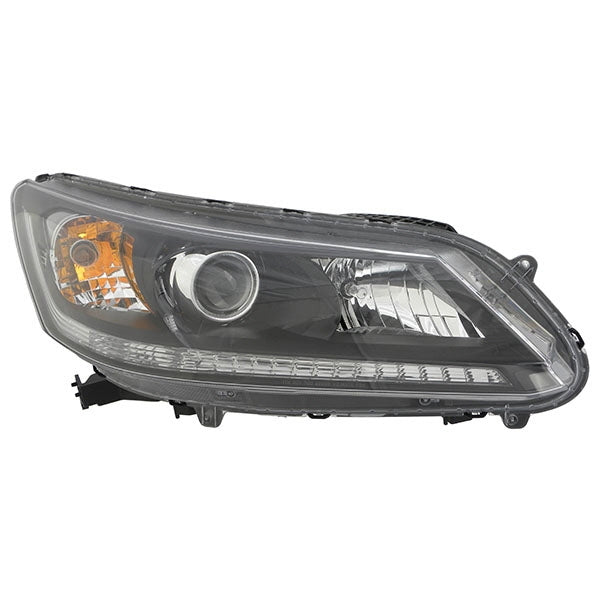Halogen Headlight for 13-15 Honda Accord Sedan w/o DRL Passenger Right
