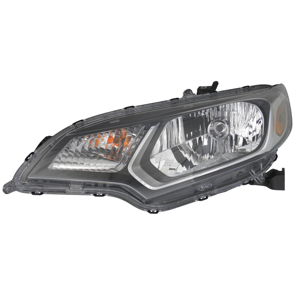 Halogen Headlight Front Lamp for 15-15 Honda Fit Driver Left