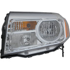 Halogen Headlight Front Lamp for 12-15 Honda Pilot Driver Left