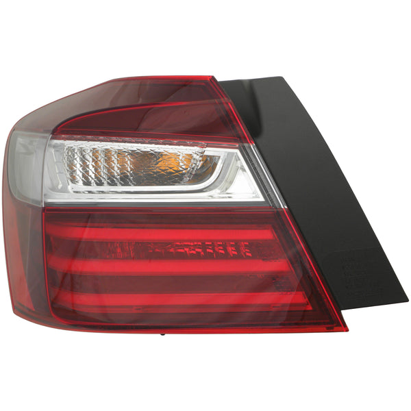 Tail Light Rear Back Lamp for 16-17 Honda Accord Sedan Driver Left