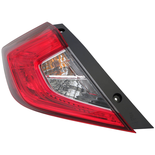 Tail Light Rear Back Lamp for 16-17 Honda Civic Sedan Driver Left