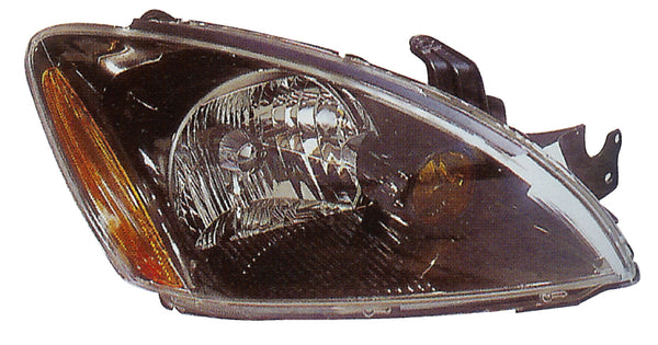Headlight Front Lamp for 04-07 Mitsubishi Lancer (Black Rim) Passenger Right