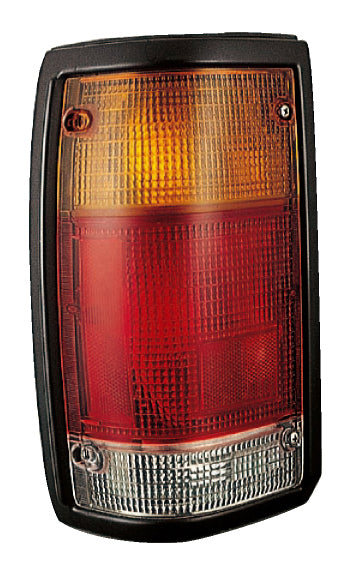 Tail Light Rear Back Lamp for 86-93 Mazda Pickup (Black) Driver Left