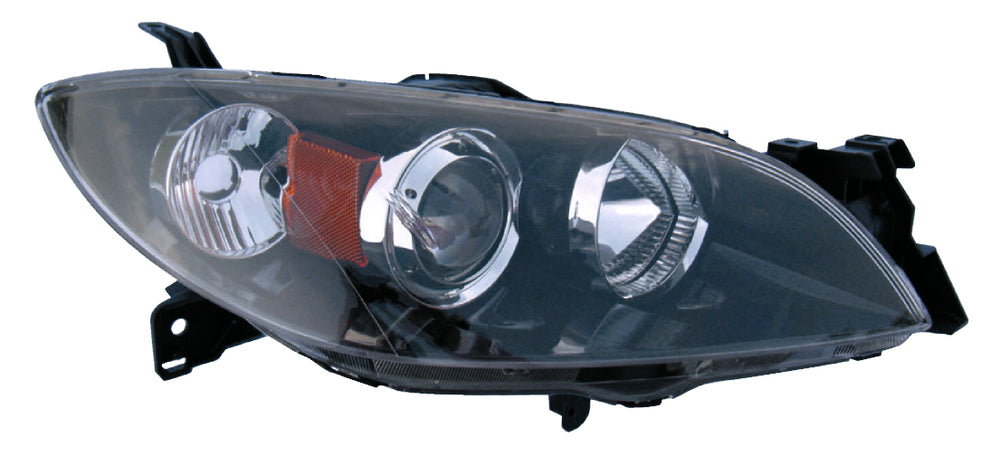 Halogen Headlight Front Lamp for 04-09 Mazda 3 Passenger Right