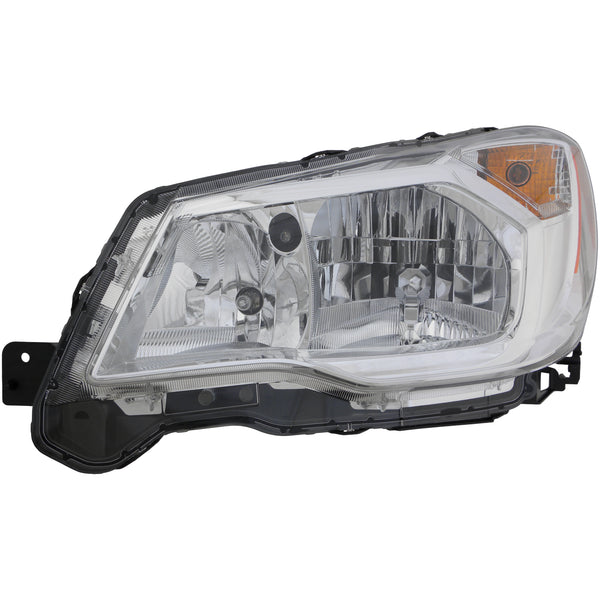 Halogen Headlight Front Lamp for 14-16 Subaru Forester 2.5L Driver Left
