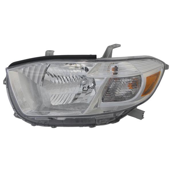 Headlight for 10-10 Toyota Highlander Base/Limited SE (US Built) Driver Left