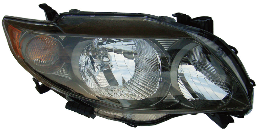 Headlight for 09-10 Toyota Corolla S/XRS (Black Housing) Passenger Right
