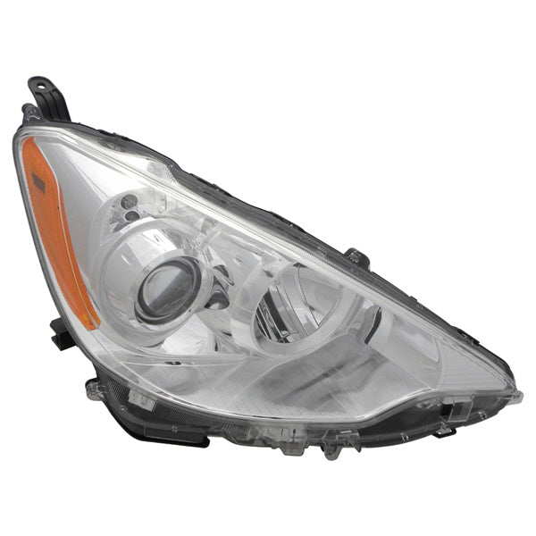 Halogen Headlight Front Lamp for 12-14 Toyota Prius C Passenger Right