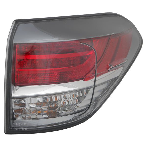 Tail Light Rear Back Lamp for 13-15 Lexus RX350 (Canada Built) Passenger Right