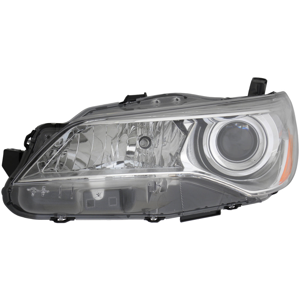 Halogen Headlight Lamp for 15-15 Toyota Camry LE/XLE (Chrome) Driver Left