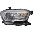 Halogen Headlight Front Lamp for 16-17 Toyota Tacoma (with DRL) Passenger Right