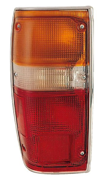 Tail Light Rear Back Lamp for 84-88 Toyota Pickup 2/4WD (Chrome) Driver Left